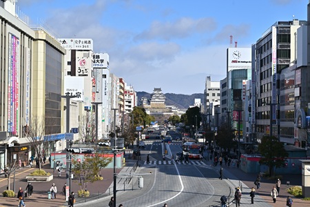 姫路駅から姫路城