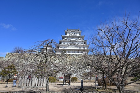 お菊さんの井戸から天守閣