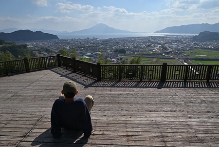 高倉展望台から桜島