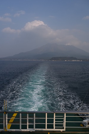 フェリーから桜島